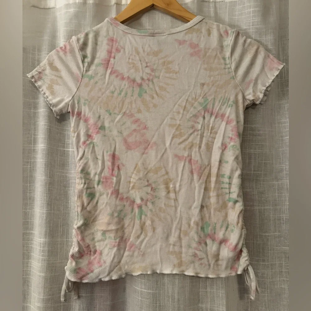 Art Class Tie Dye Rouched sides T shirt